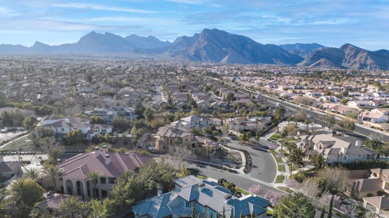 Summerlin aerial neighborhood